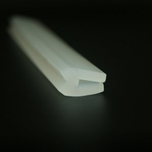 Heat resistant high quality silicone rubber strips silicone rubber seal strips for washing room glass