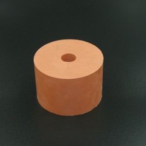 Red color anti aging Natural rubber pad/rubber column for Vehicle testing tools