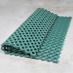 China manufacturer Porous rubber drainage mat rubber flooring mattress for workshop