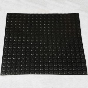 Fire-Resistant round dot rubber sheet mat roll for hospital