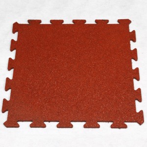 impact dog bone type EPDM rubber Floor tile rubber paver matting for outdoor